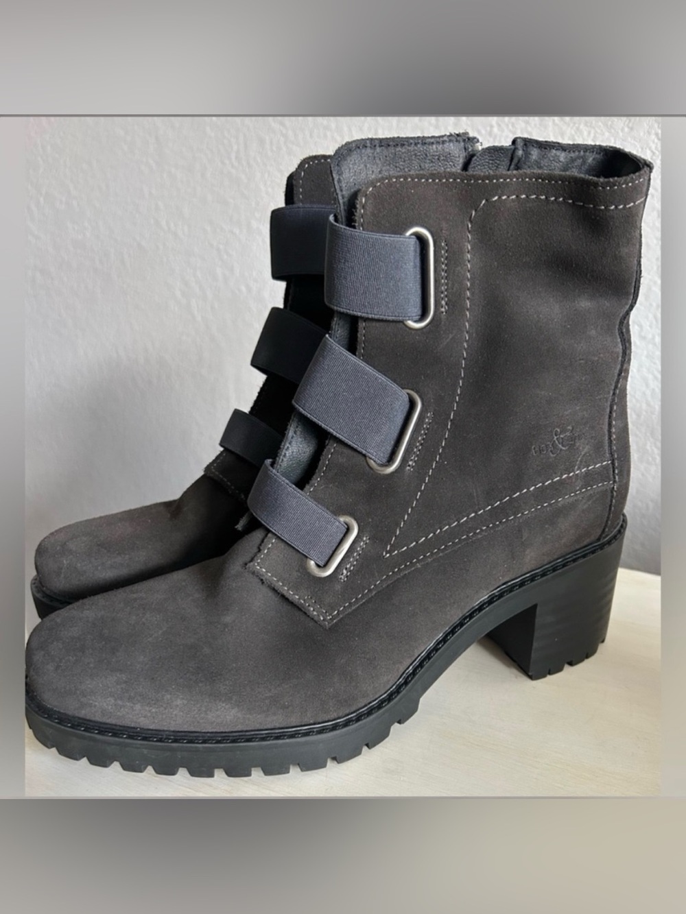 NWT Bos. & Co. Indie Waterproof bootie. Black w/straps. Women’s size 41.